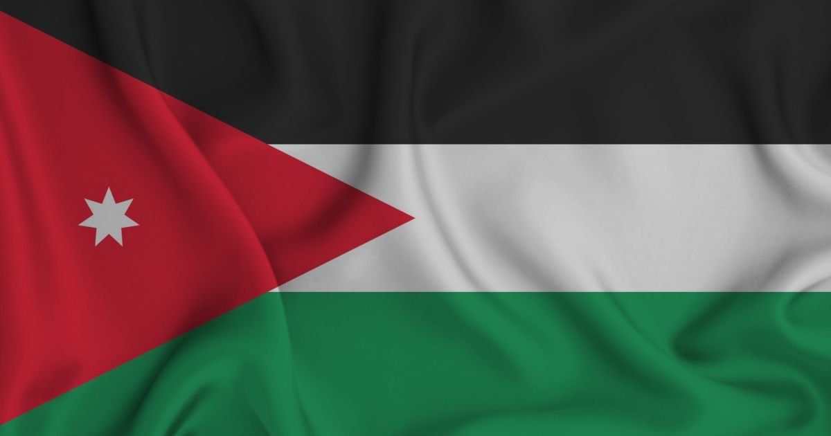 drapeau Jordanie